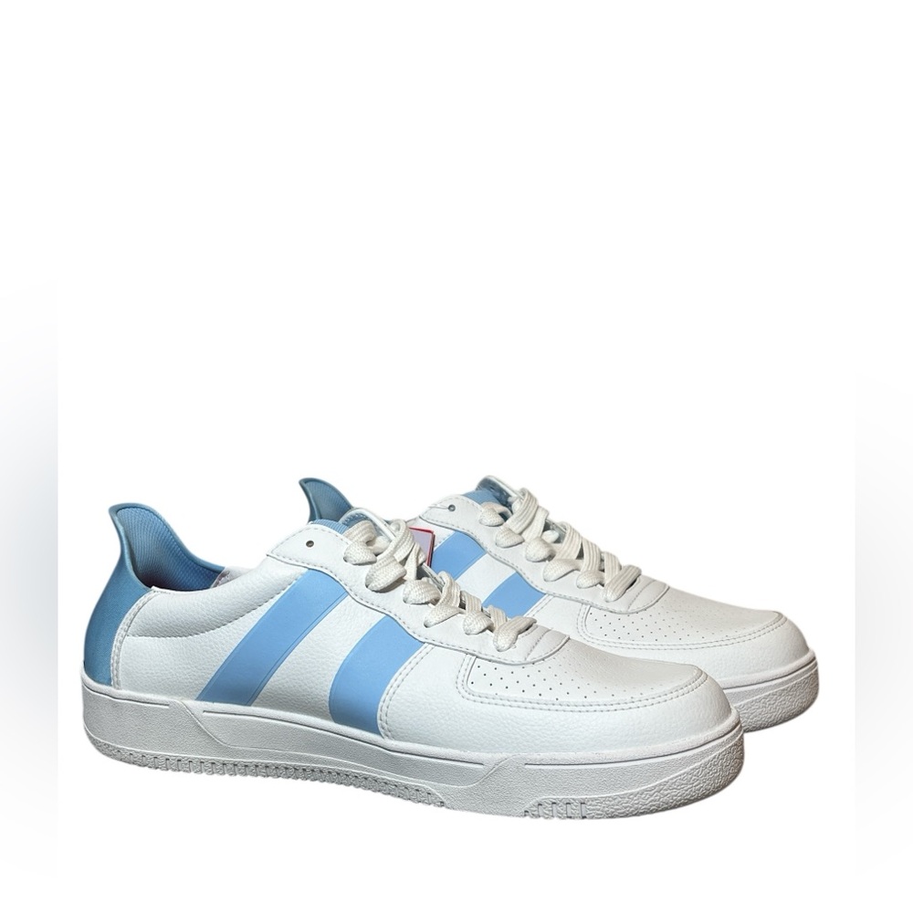 New Men's Redvanly Contender Spikeless Golf Shoes White and Sky Blue Size 13 NEW